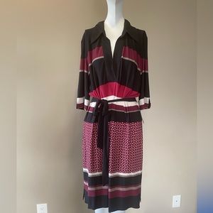 Sandra Darren Belted Dress - NWOT - Size 12